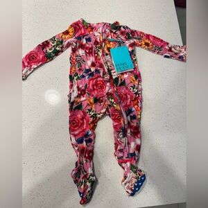 NWT posh peanut footie pajamas, newborn
